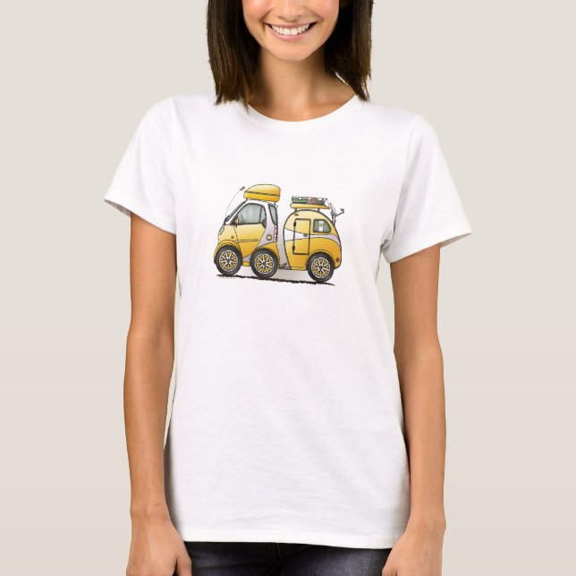 Tiny Tear Drop Camper Apparel T-Shirt (Front)