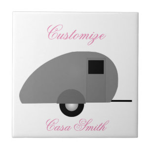 Tiny Teardrop Trailer Thunder_Cove Ceramic Tile
