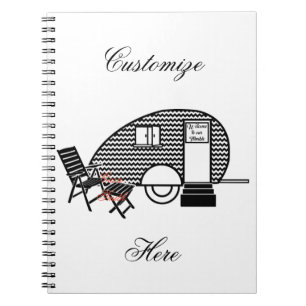 Tiny Teardrop Trailer Thunder_Cove Notebook