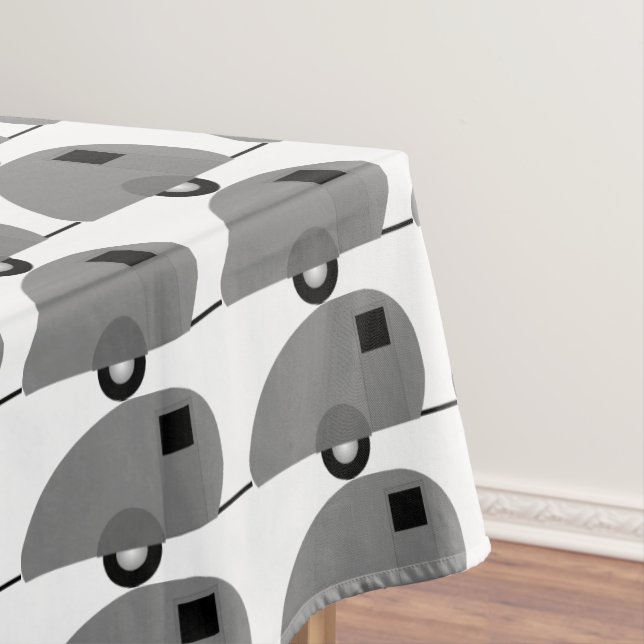 Tiny Teardrop Trailer Thunder_Cove Tablecloth (In Situ)