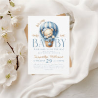 Tiny Teddy Bear Blue Aerial Balloon