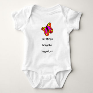 tiny things bring the biggest joy Baby Bodysuit