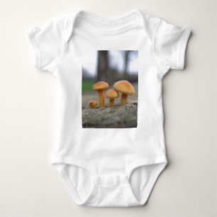 Tiny Toadstools Macro Baby Bodysuit