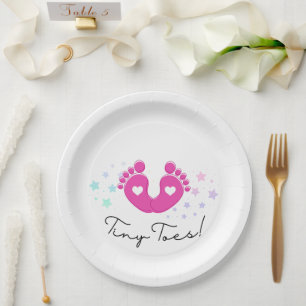 Tiny Toes  Paper Plate