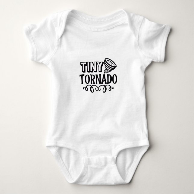 Tiny Tornado Baby Bodysuit (Front)