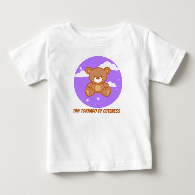 Tiny Tornado of Cuteness Baby T-Shirt (Front)
