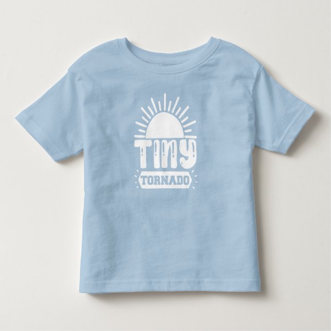 Tiny Tornado Toddler T-Shirt Funny Shirt for Kids (Front)