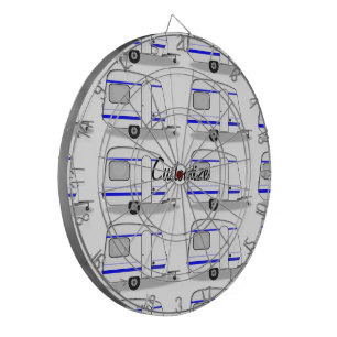 Tiny trailer gypsy caravan Thunder_Cove any colour Dartboard