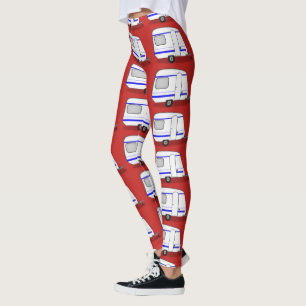 Tiny trailer gypsy caravan Thunder_Cove Leggings