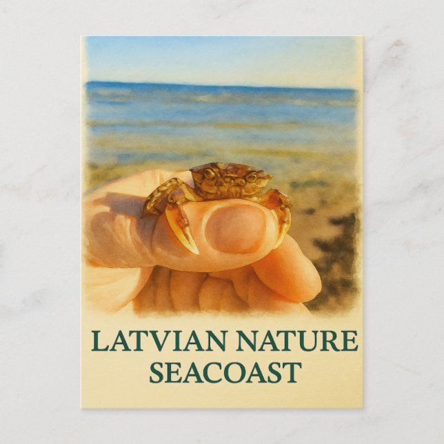 Tiny Treasure of the Baltic Sea Postcard (Front)