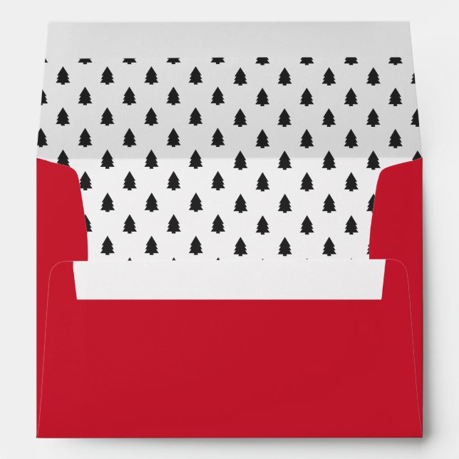 Tiny Trees Pre-Addressed Holiday Envelopes (Back (Bottom))