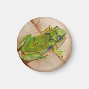 Tiny Tropical Frog Magnet