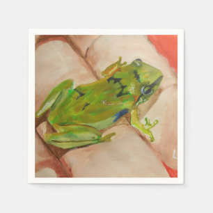 Tiny Tropical Frog Napkin