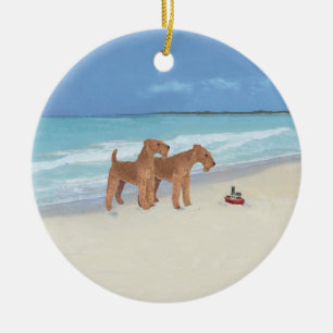 Tiny Tugboat Ceramic Ornament