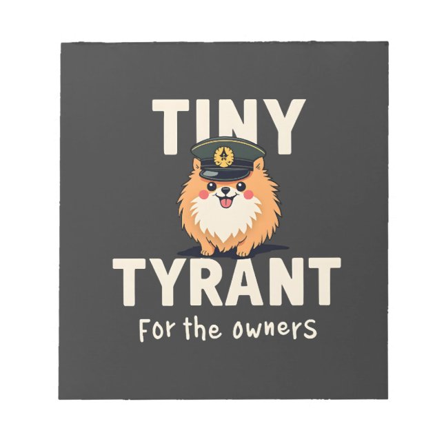 Tiny Tyrant Notepad (Front)