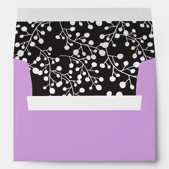 TINY VINES Bar Bat Mitzvah Envelope (Back (Bottom))