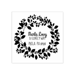 TINY VINES Return Address Stamp