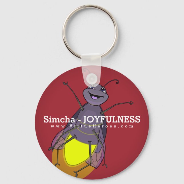 Tiny Virtue Heroes - Simcha Key Chain (Front)