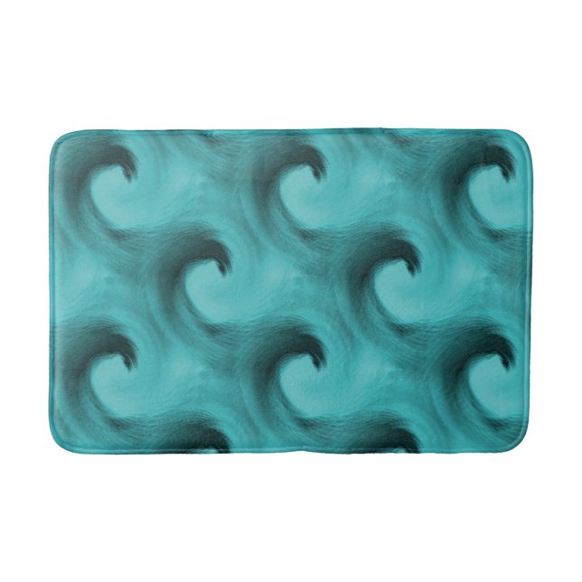 Tiny waves..... bath mat (Front)