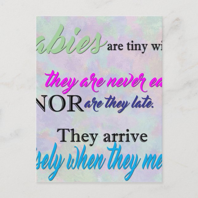 Tiny Wizards Postcard (Front)