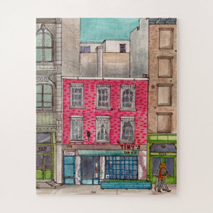 Tiny's 135 &The Bar Upstairs Tribeca Manhattan NYC Jigsaw Puzzle