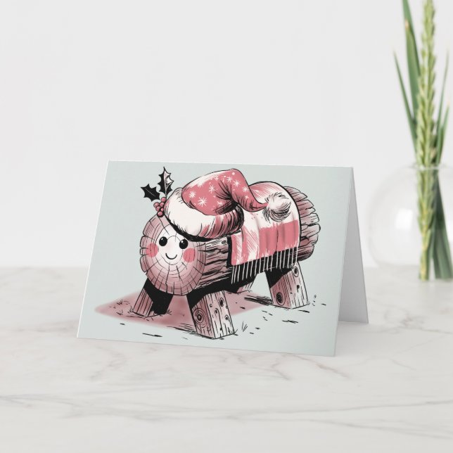 Tió de Nadal  Card (Front)