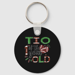 Tio Of The 1 Year Old Football 1st Year Down Birth Key Ring