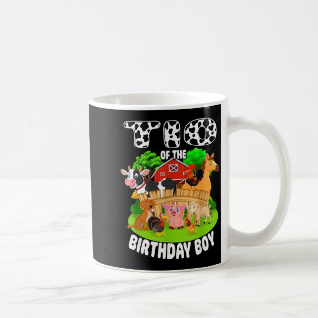 Tio Of The Bday Boy Farm Animals Matching Farm The Coffee Mug (Right)