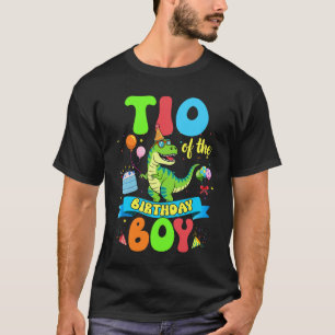 Tio Of The Birthday Boy TRex Dinosaur Birthday Fam T-Shirt