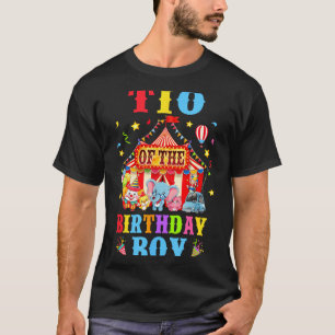 Tio Of The Birthday For Boy Circus Carnival Theme T-Shirt