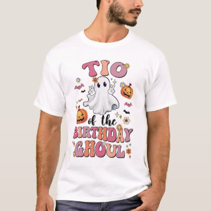 Tio Of The Birthday Ghoul Halloween Bday Boys Girl T-Shirt