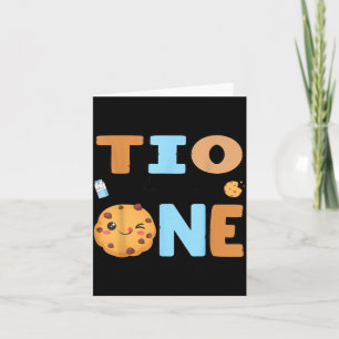 TIO of The Sweet One Cookies Milk 1st Birthday Boy Card