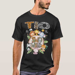 Tio Of The Two Wild 2Nd Birthday Safari Jungle Ani T-Shirt
