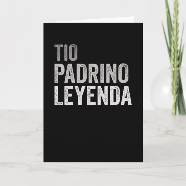 Tio Padrino Leyenda Card (Front)