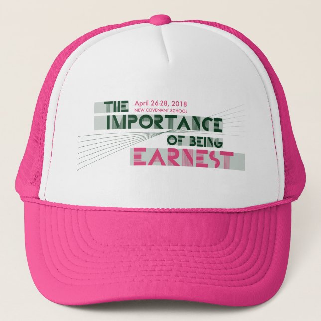 TIOBE Hat in Pink (trucker style) (Front)