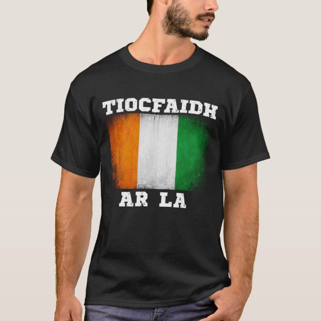  Tiocfaidh Ár Lá Irish Design T-Shirt (Front)