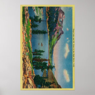 Tioga Lake and Mt. Dana in High Sierra Poster