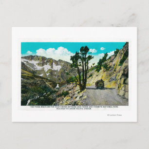 Tioga Road High Sierra between Tahoe and Yosemit Postcard