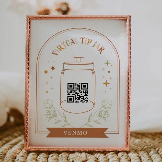 Tip Jar Scan sign Cash Small Business Payment (Creator Uploaded)