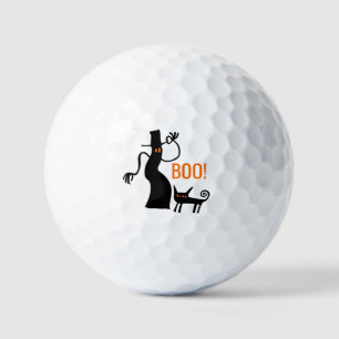 Tip o' the Hat Halloween Ghost Golf Ball