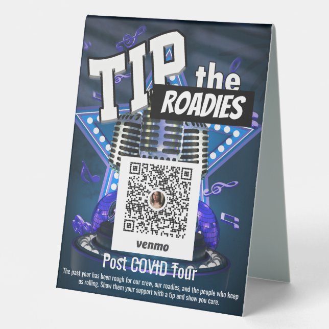 Tip the Band Venmo (Front)