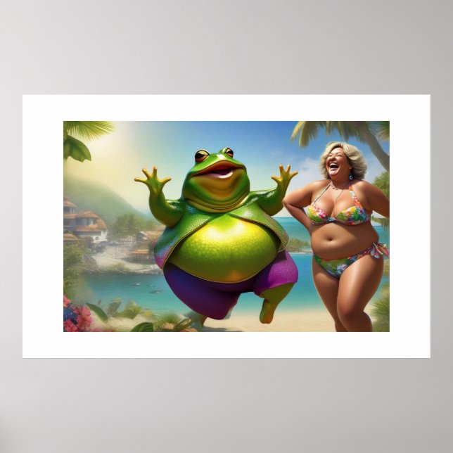 "Tip-Toe Through The Tulips, Janet!" Poster (Front)