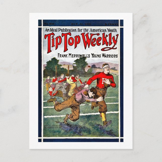 Tip Top Weekly Sports Magazine - Vintage Postcard (Front)