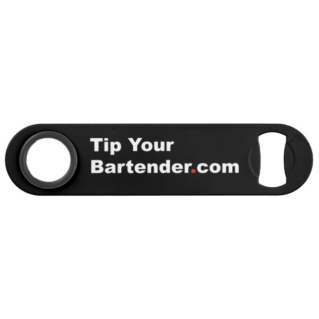 Tip Your Bartender Bottle Opener (Back Horizontal)