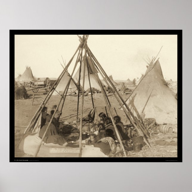 Tipi of Mrs. American Horse SD 1891 Poster (Front)