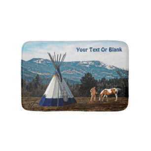 Tipi - Winter Camp Bath Mat