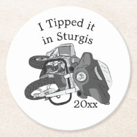 Tipped it Motorcycle Bike