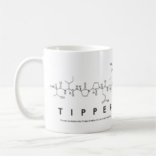 Tipper peptide name mug