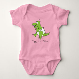 Tippy Lil T-rex Baby Dinosaur Baby Kids Bodysuit