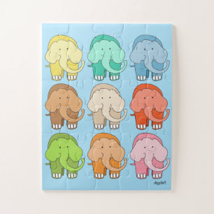 Tippy Toes Elephant Big Piece Puzzle